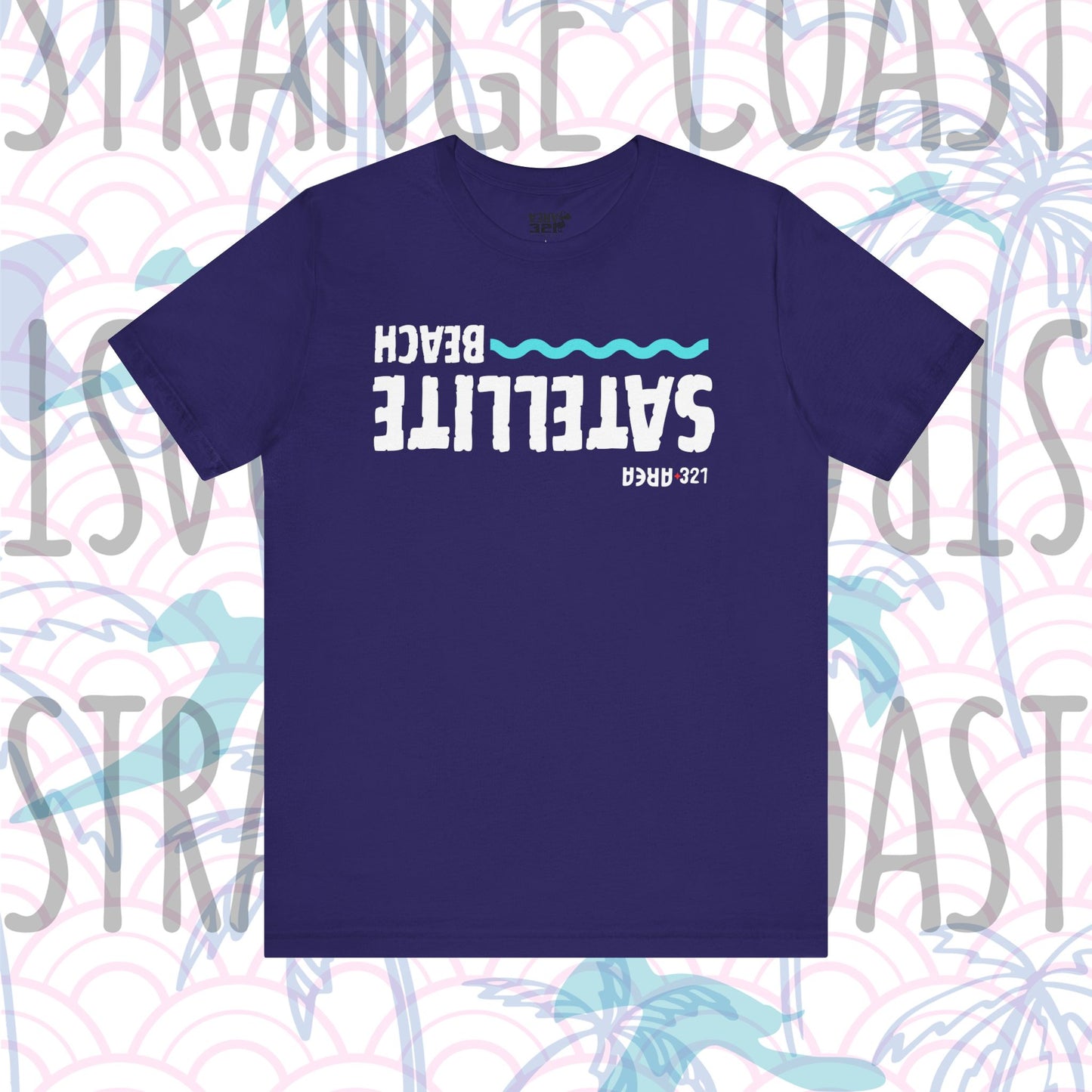 AREA321 "FLipside Town" Satellite Beach Wavy Party Fit Shirt