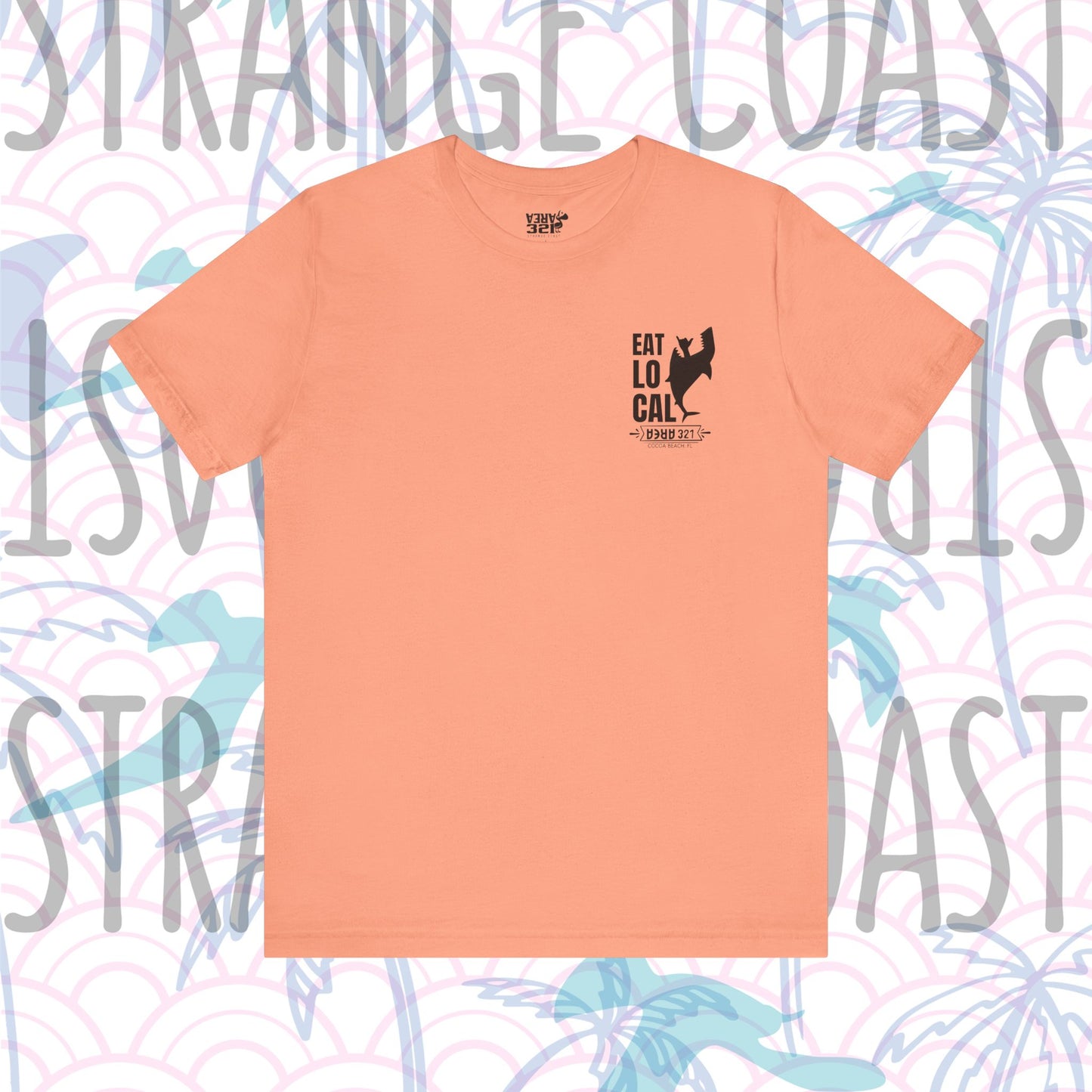 EAT LOCAL Cocoa Beach Shark Shirt