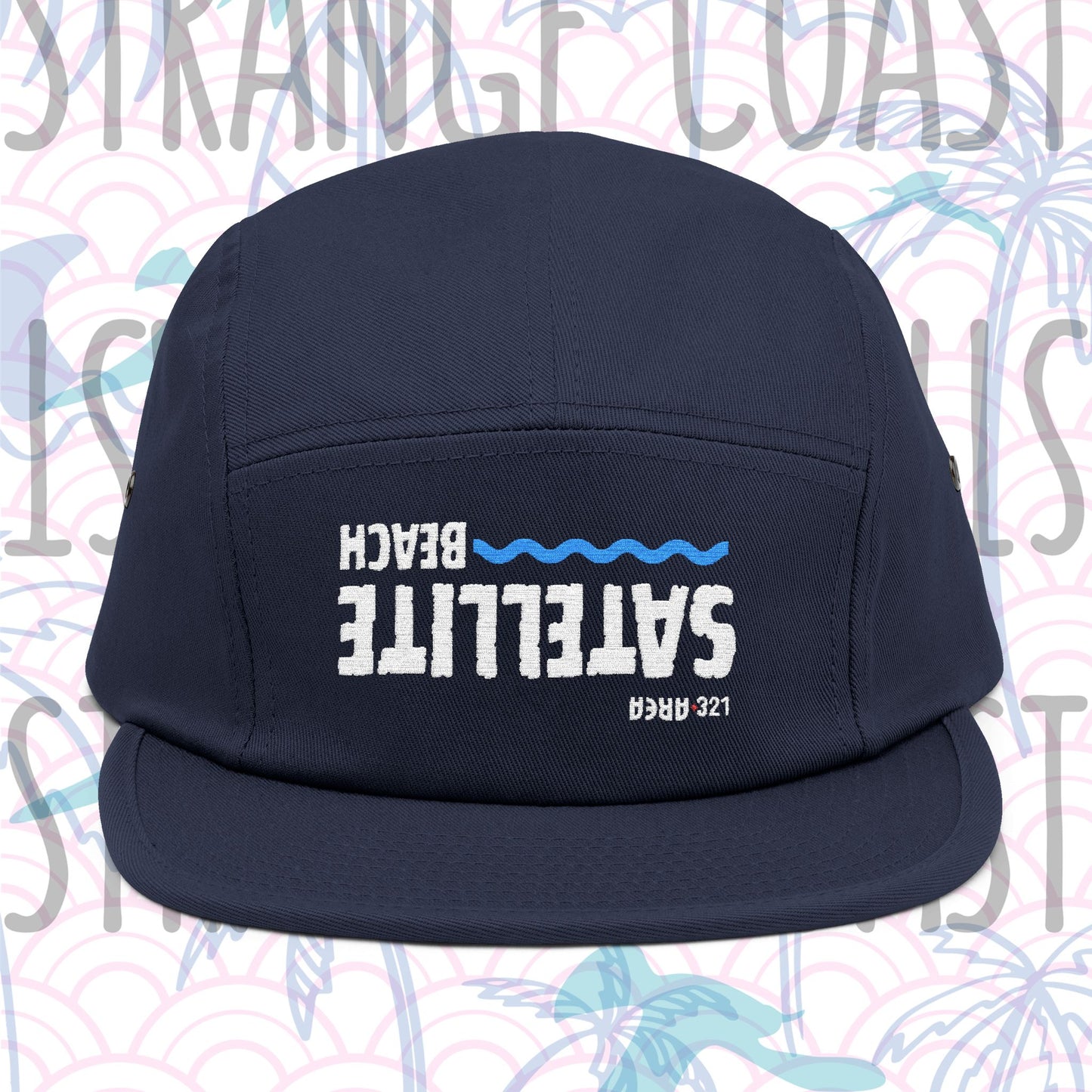 AREA321 "Satellite Beach Wavy" 5 Panel Cap