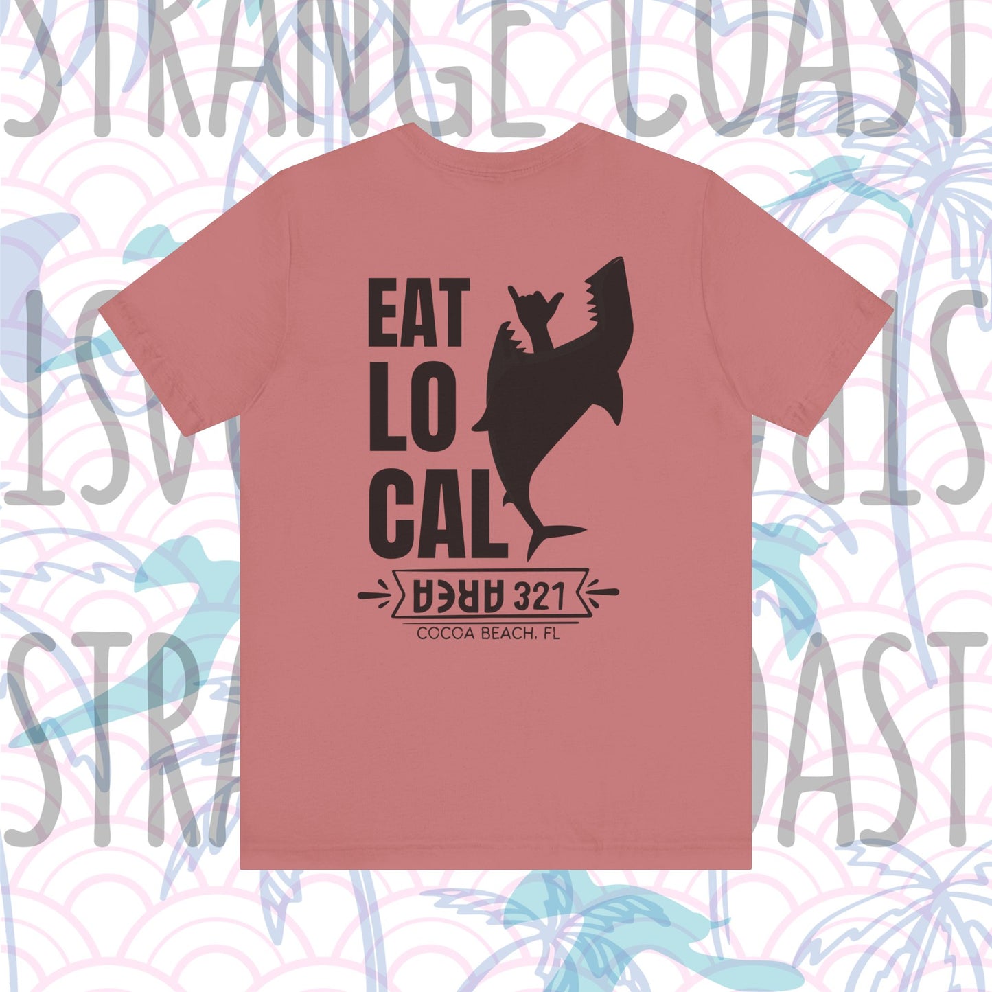 EAT LOCAL Cocoa Beach Shark Shirt