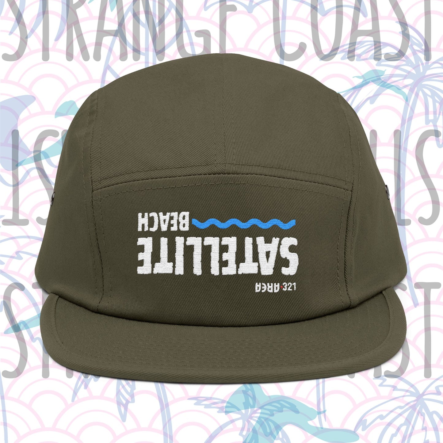 AREA321 "Satellite Beach Wavy" 5 Panel Cap