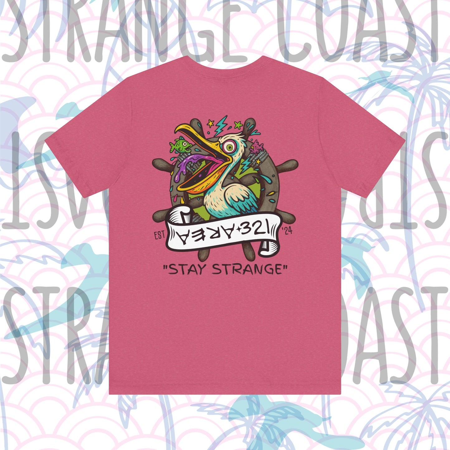 AREA321 "Stay Strange" Pelican Party Fit Shirt