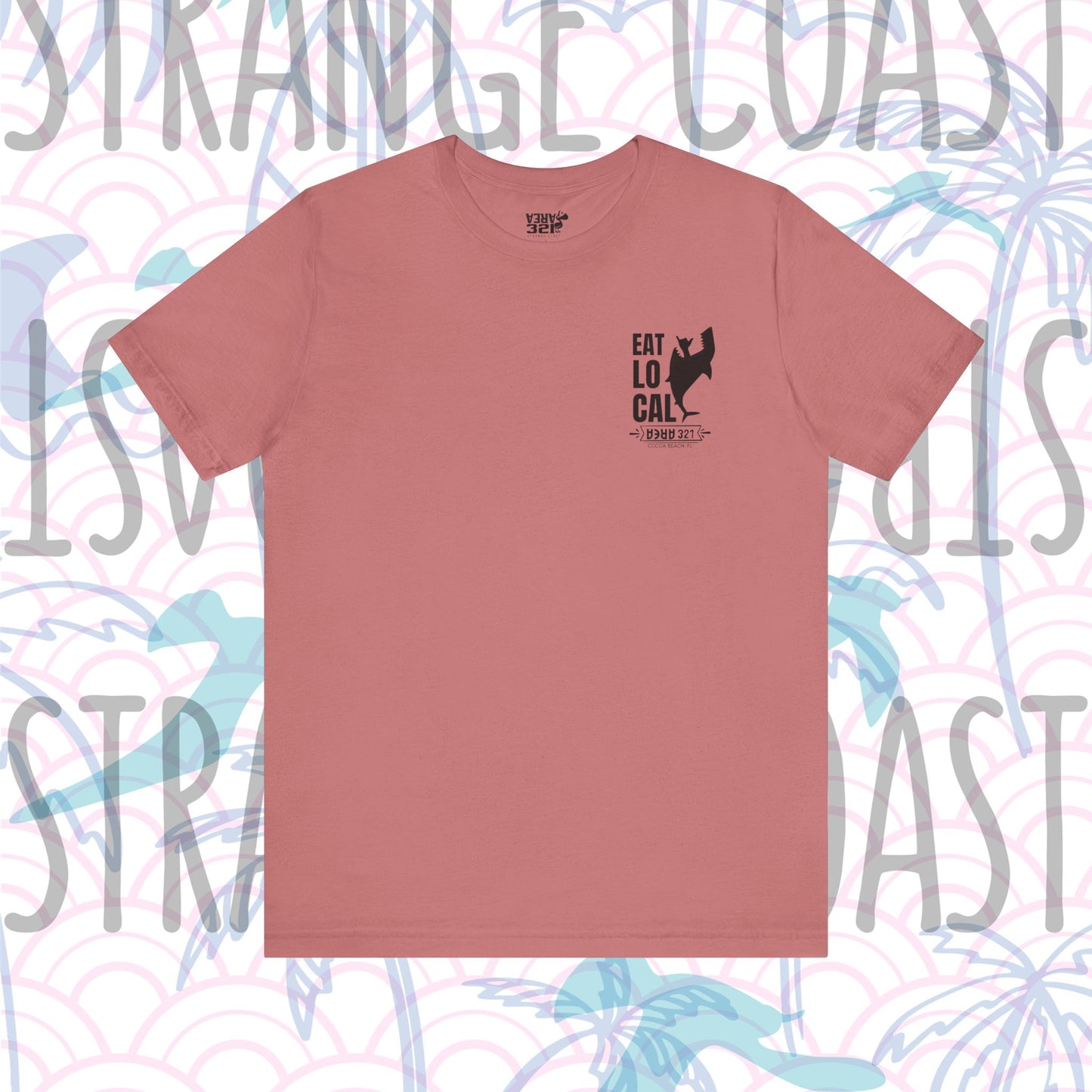 EAT LOCAL Cocoa Beach Shark Shirt