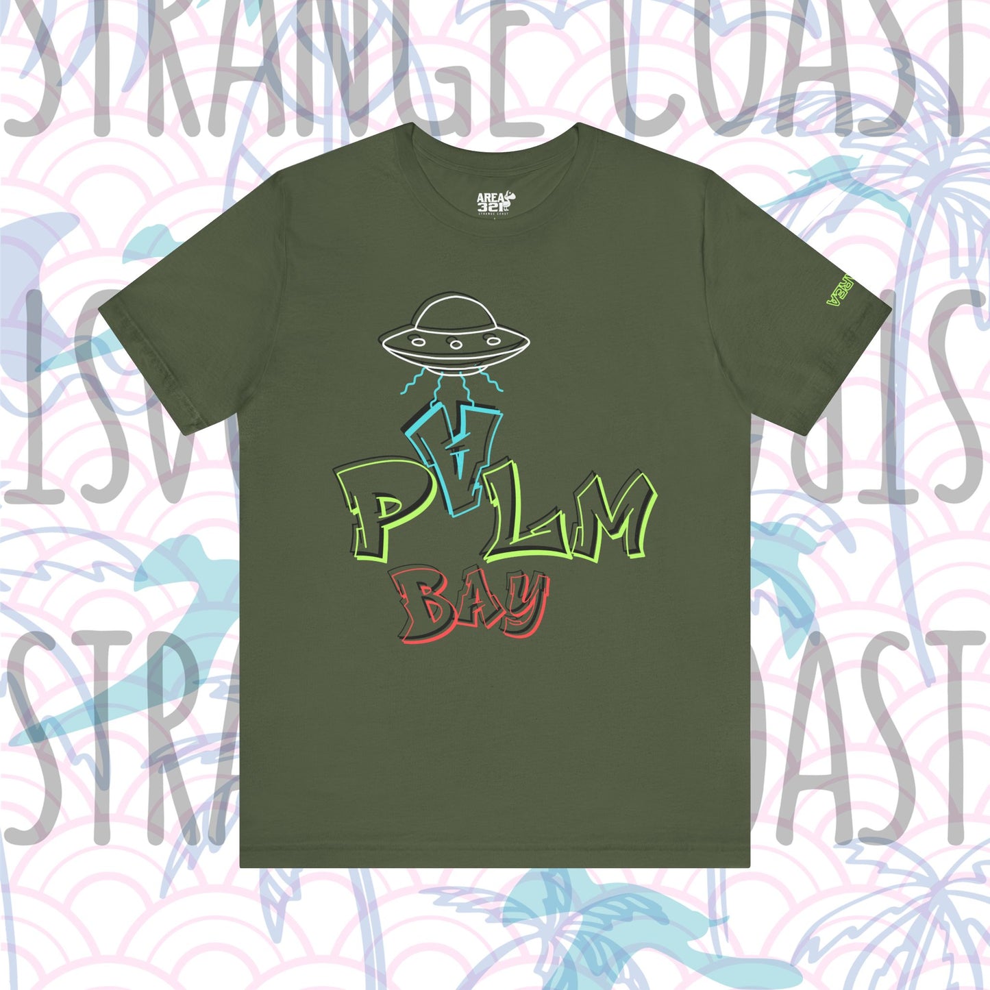AREA321 "Beam Me Up" Palm Bay Party Fit Shirt