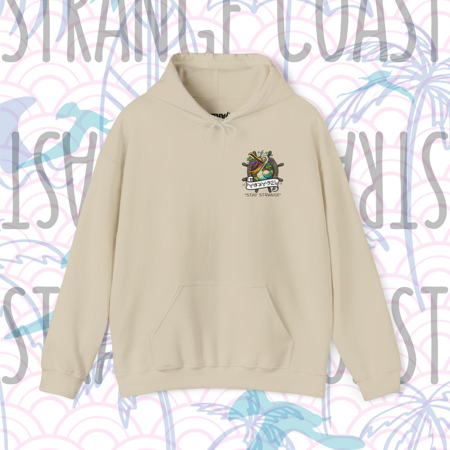 AREA321 Strange Coast Pelican Hoodie