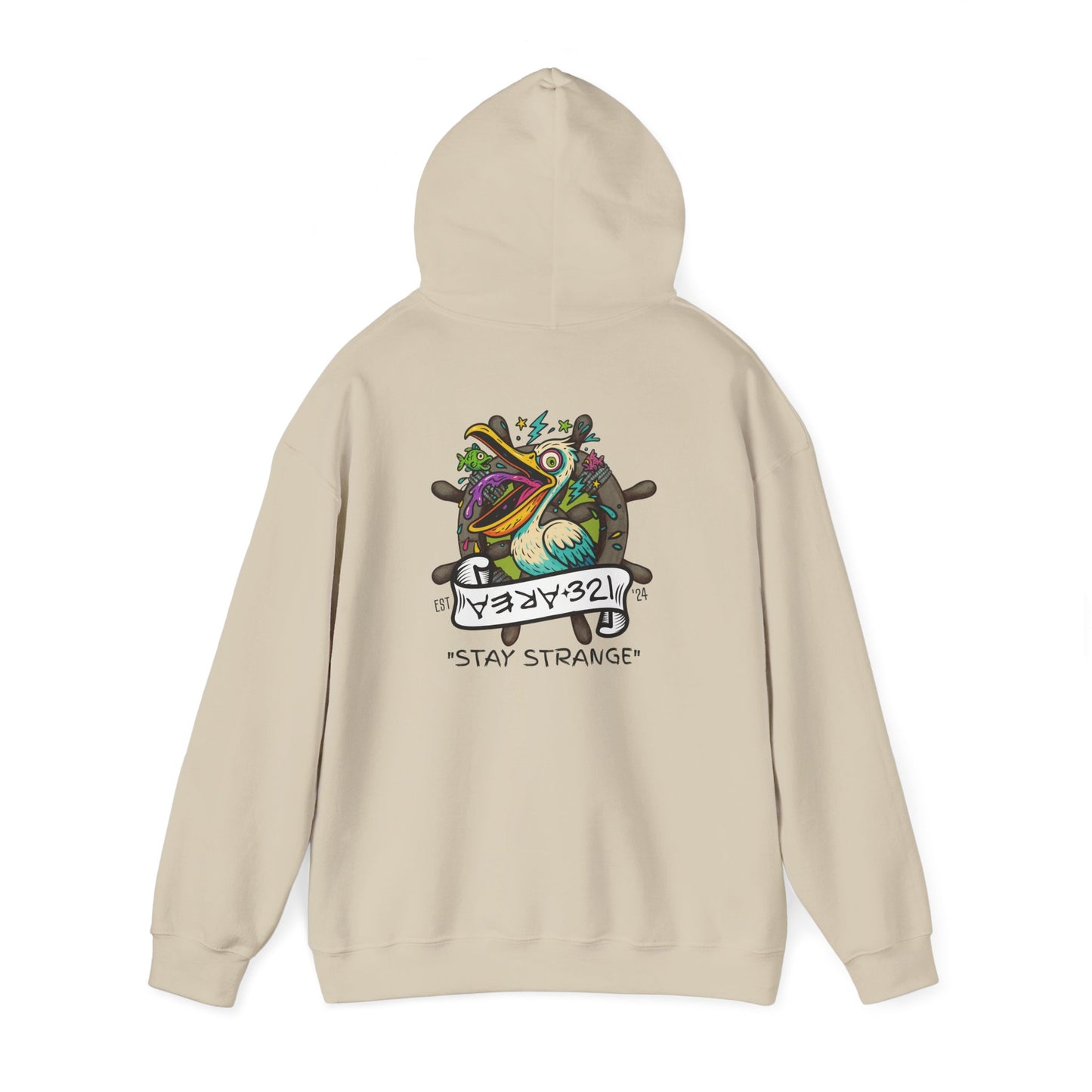 AREA321 Strange Coast Pelican Hoodie