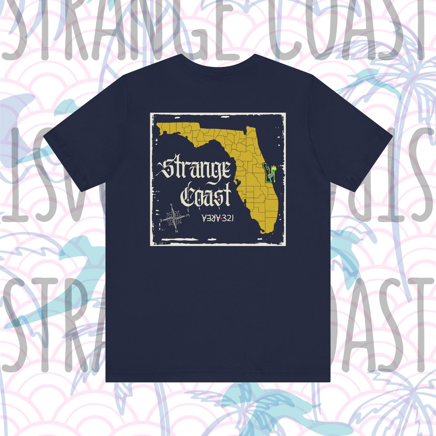 AREA321 "Strange Coast" Map Party Fit Shirt