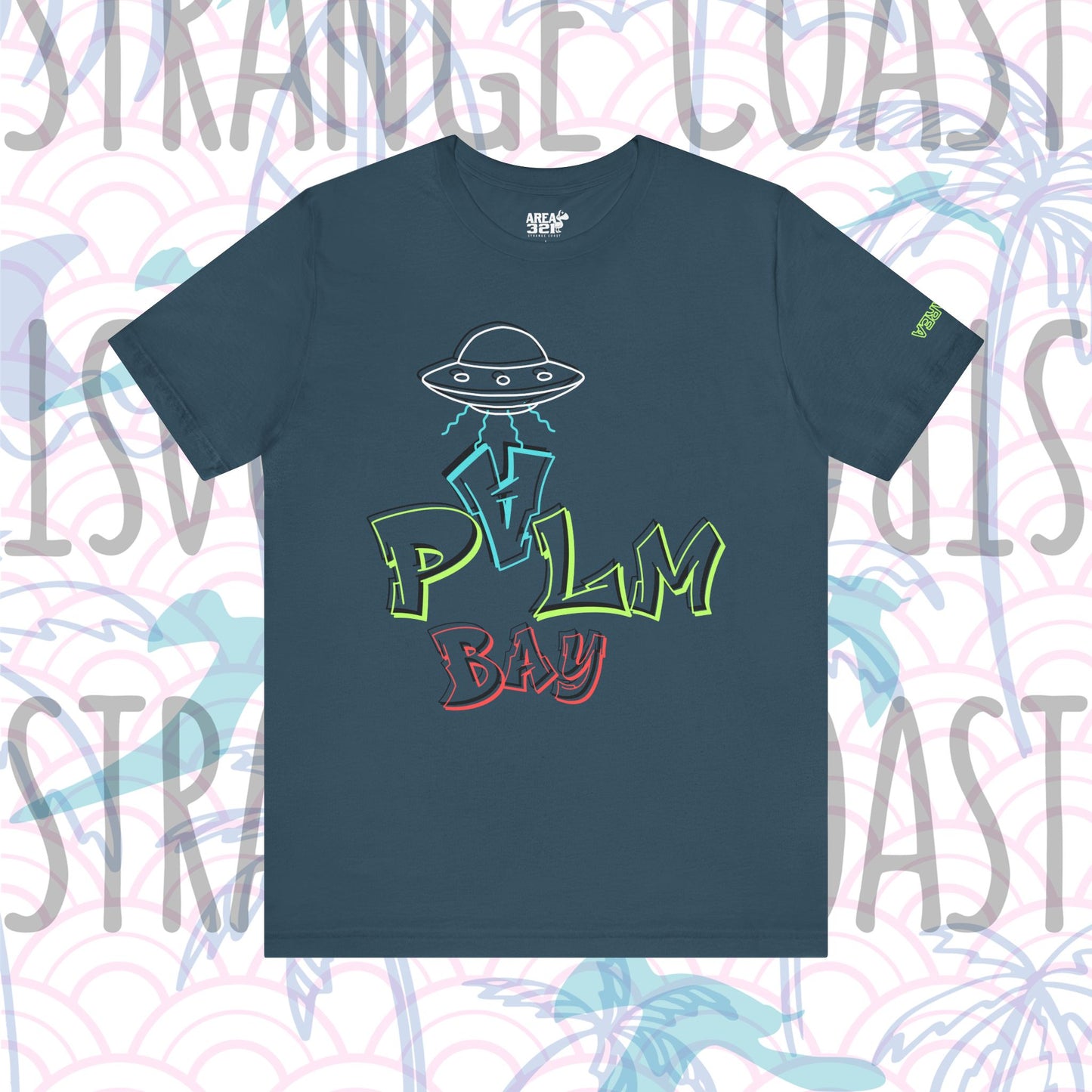 AREA321 "Beam Me Up" Palm Bay Party Fit Shirt