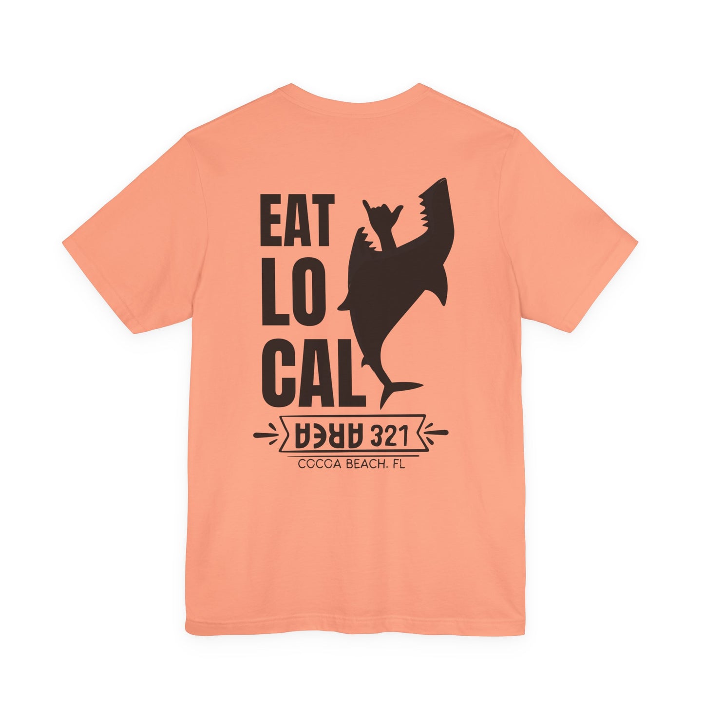 EAT LOCAL Cocoa Beach Shark Shirt