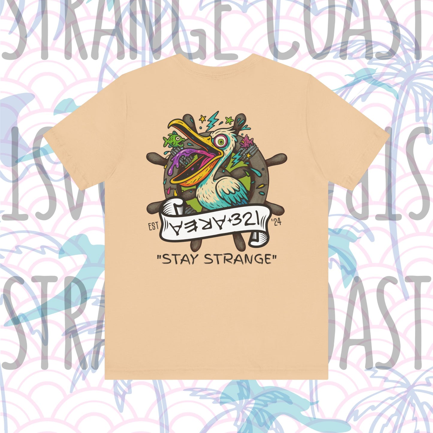 AREA321 "Stay Strange" Pelican Party Fit Shirt