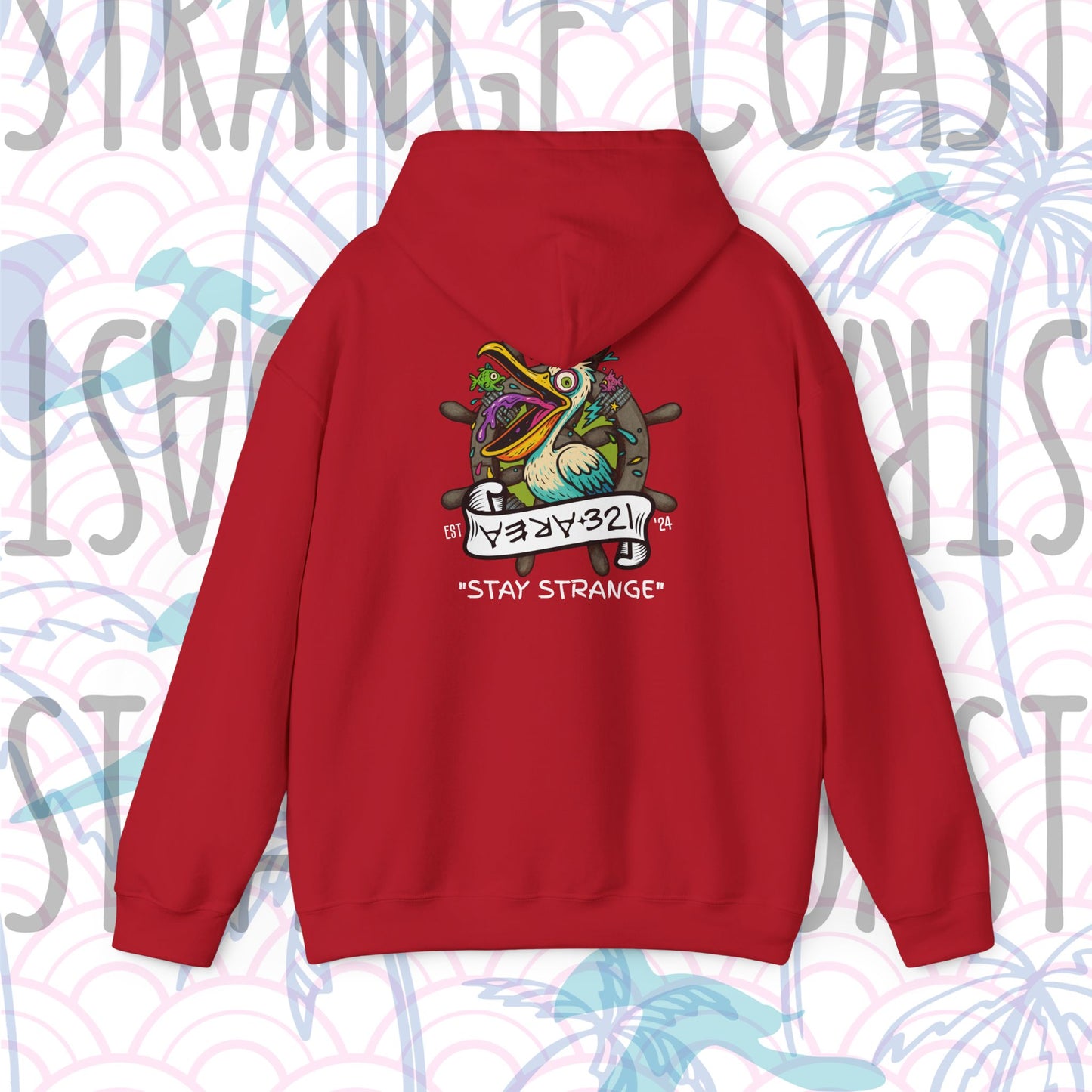 AREA321 Strange Coast Pelican Hoodie