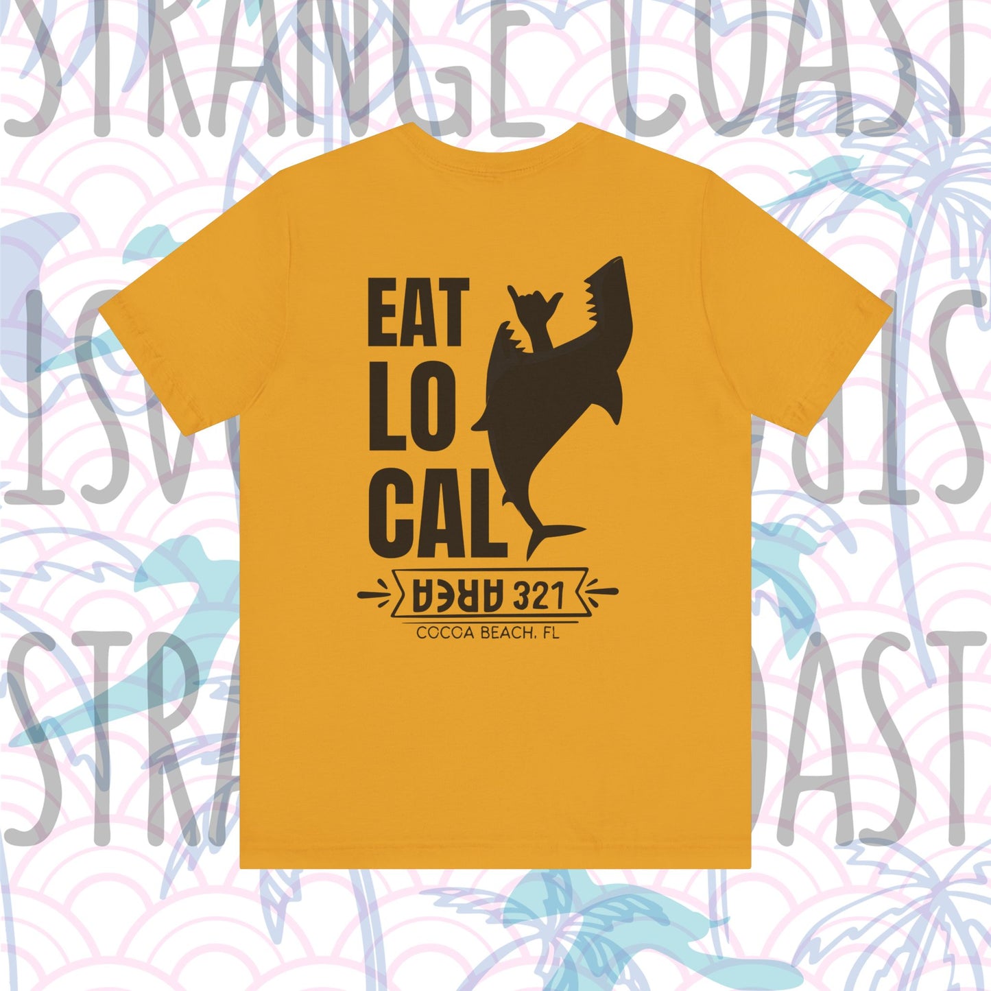 EAT LOCAL Cocoa Beach Shark Shirt