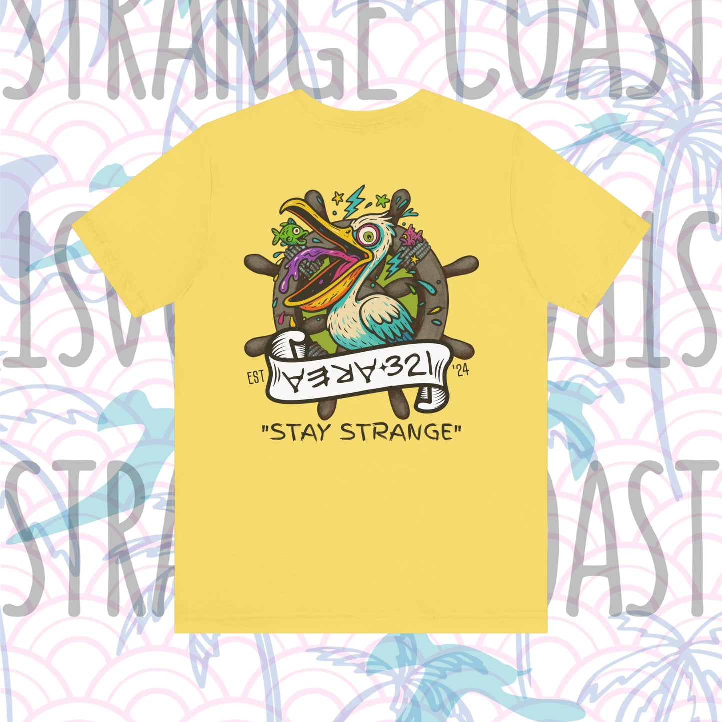 AREA321 "Stay Strange" Pelican Party Fit Shirt