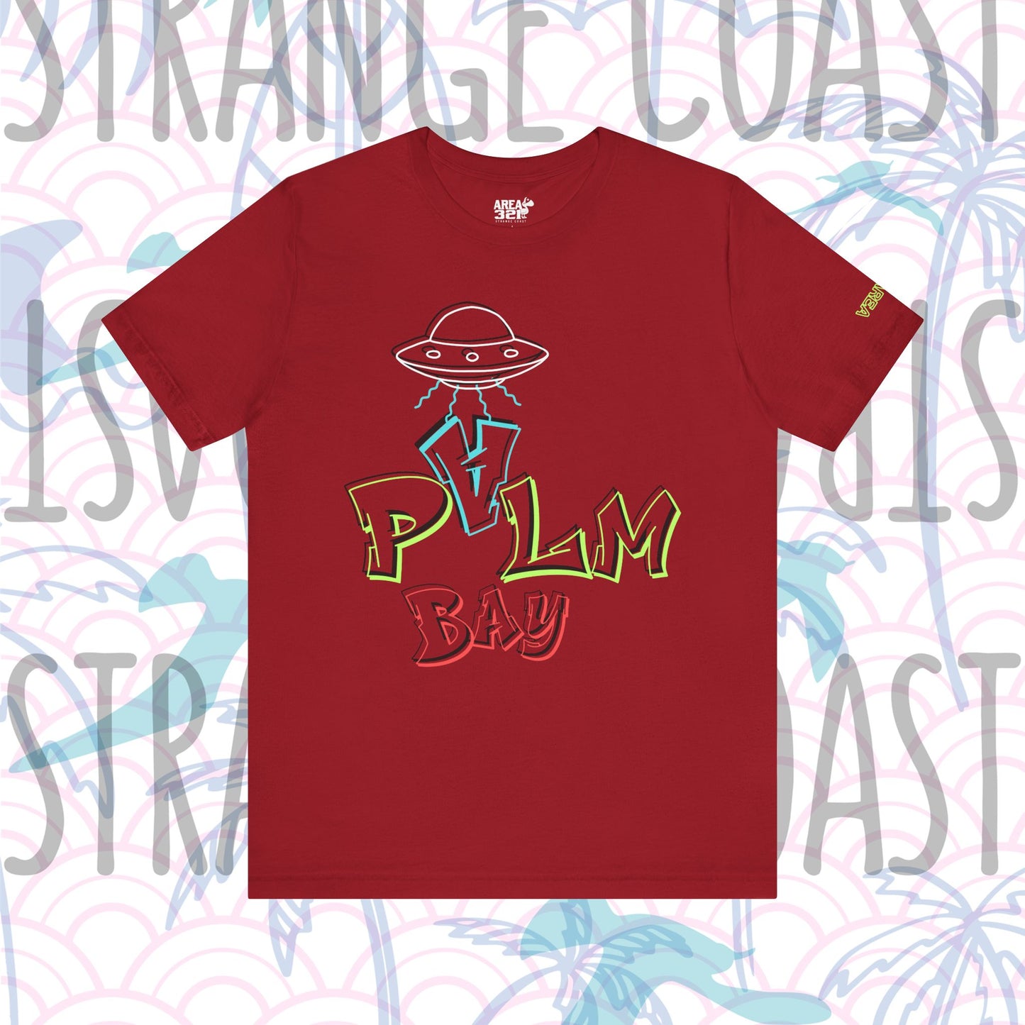 AREA321 "Beam Me Up" Palm Bay Party Fit Shirt