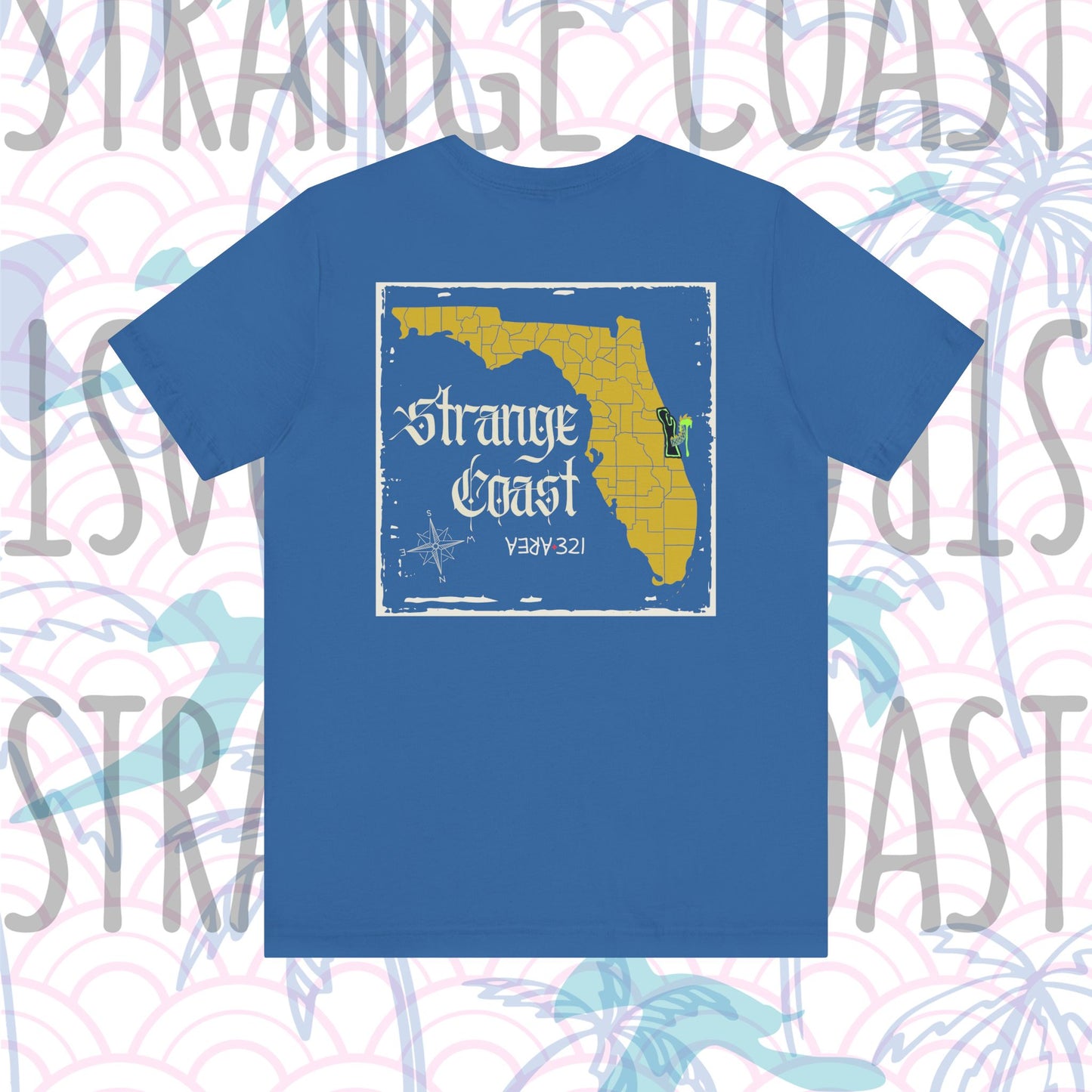 AREA321 "Strange Coast" Map Party Fit Shirt