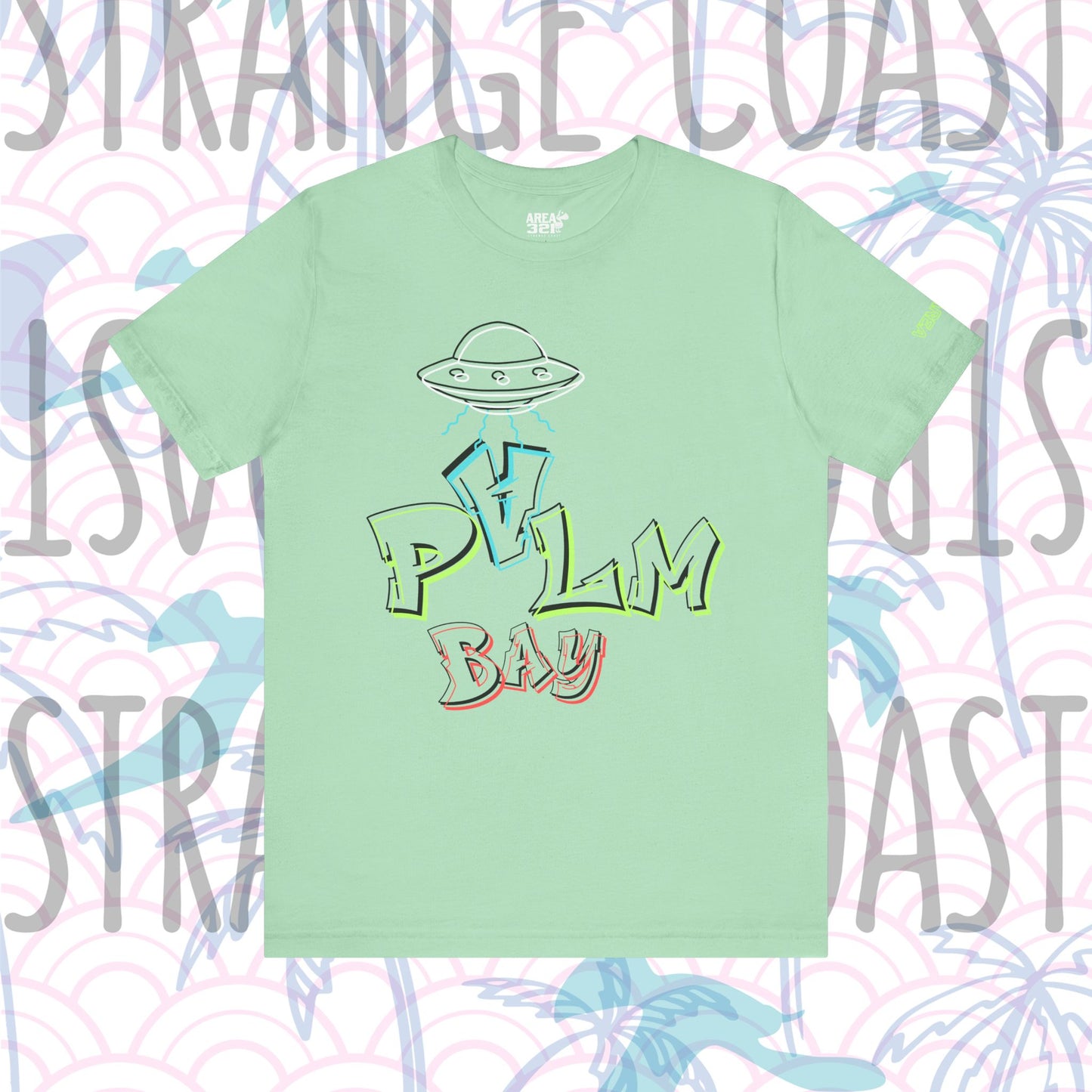 AREA321 "Beam Me Up" Palm Bay Party Fit Shirt