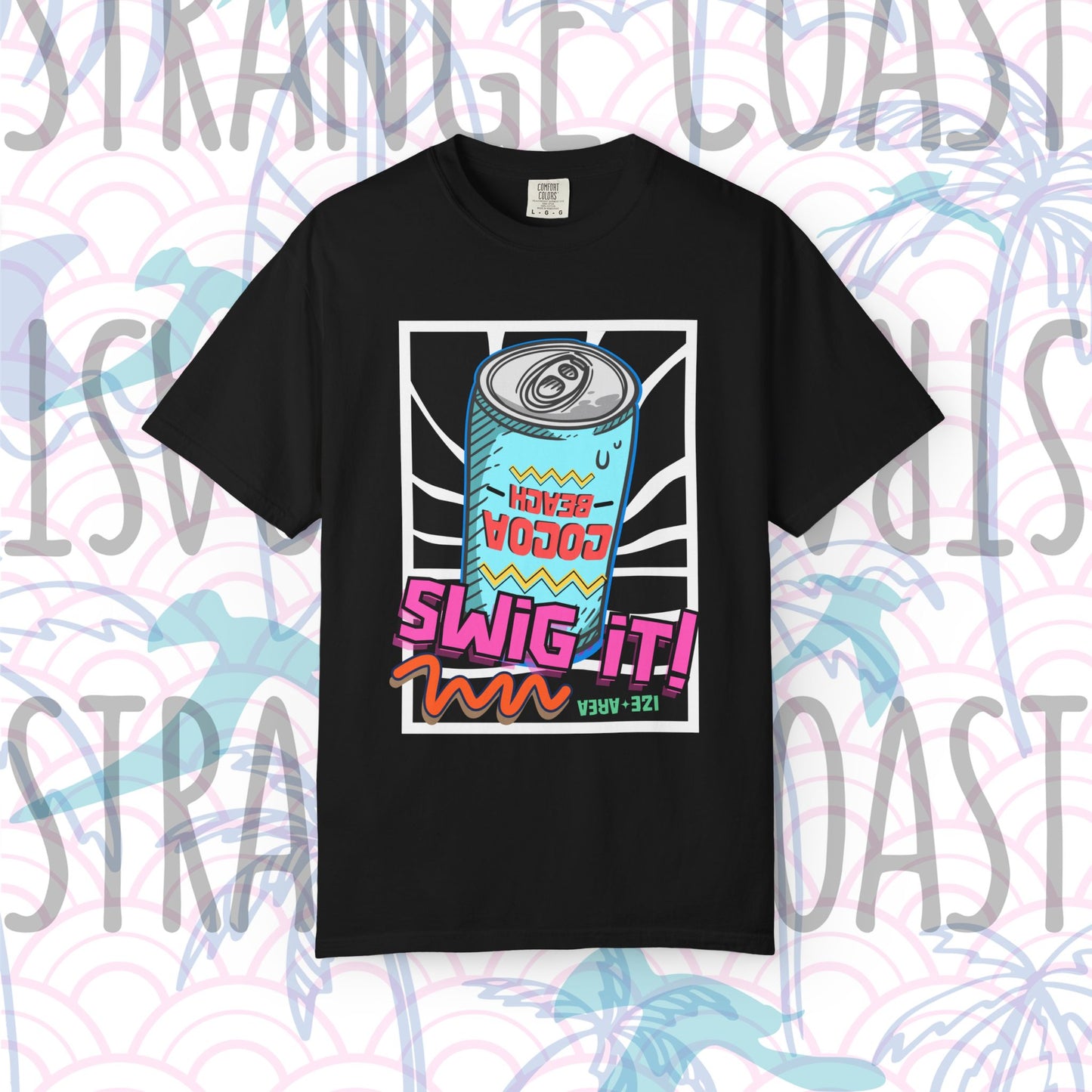 AREA321 "Swig it!" Cocoa Beach Laid-Back Fit Shirt