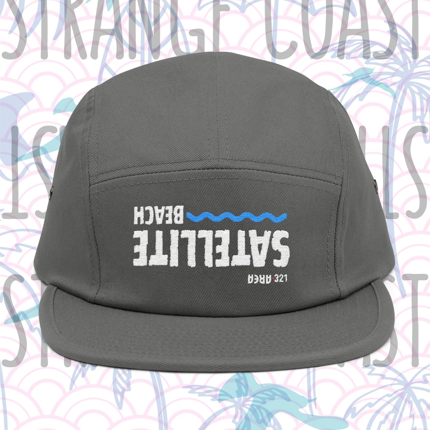 AREA321 "Satellite Beach Wavy" 5 Panel Cap
