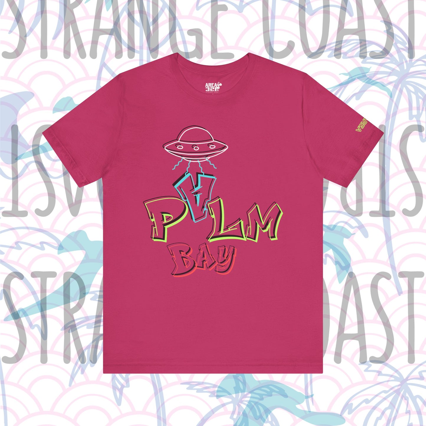 AREA321 "Beam Me Up" Palm Bay Party Fit Shirt