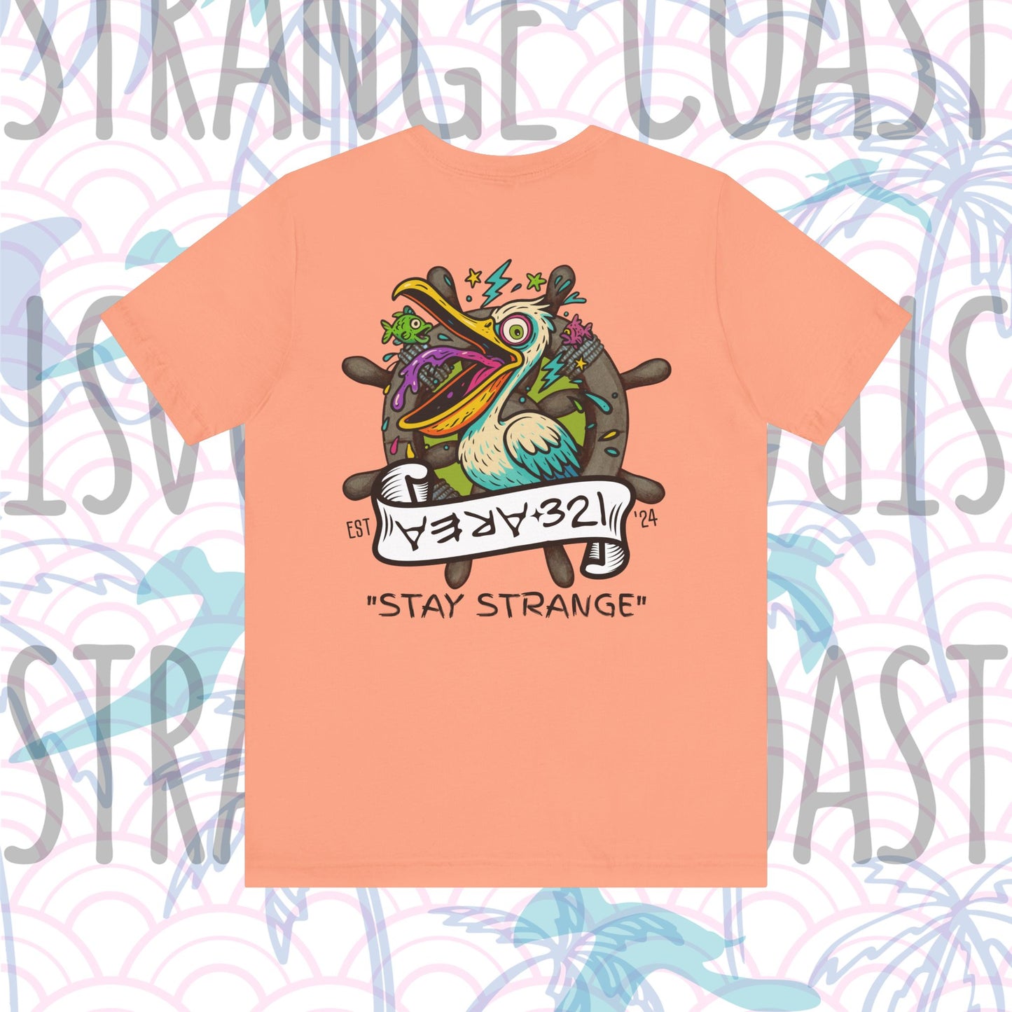 AREA321 "Stay Strange" Pelican Party Fit Shirt