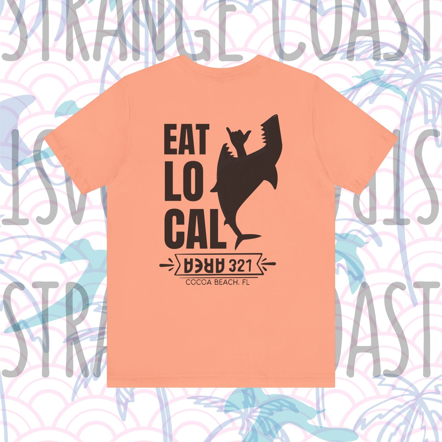 EAT LOCAL Cocoa Beach Shark Shirt