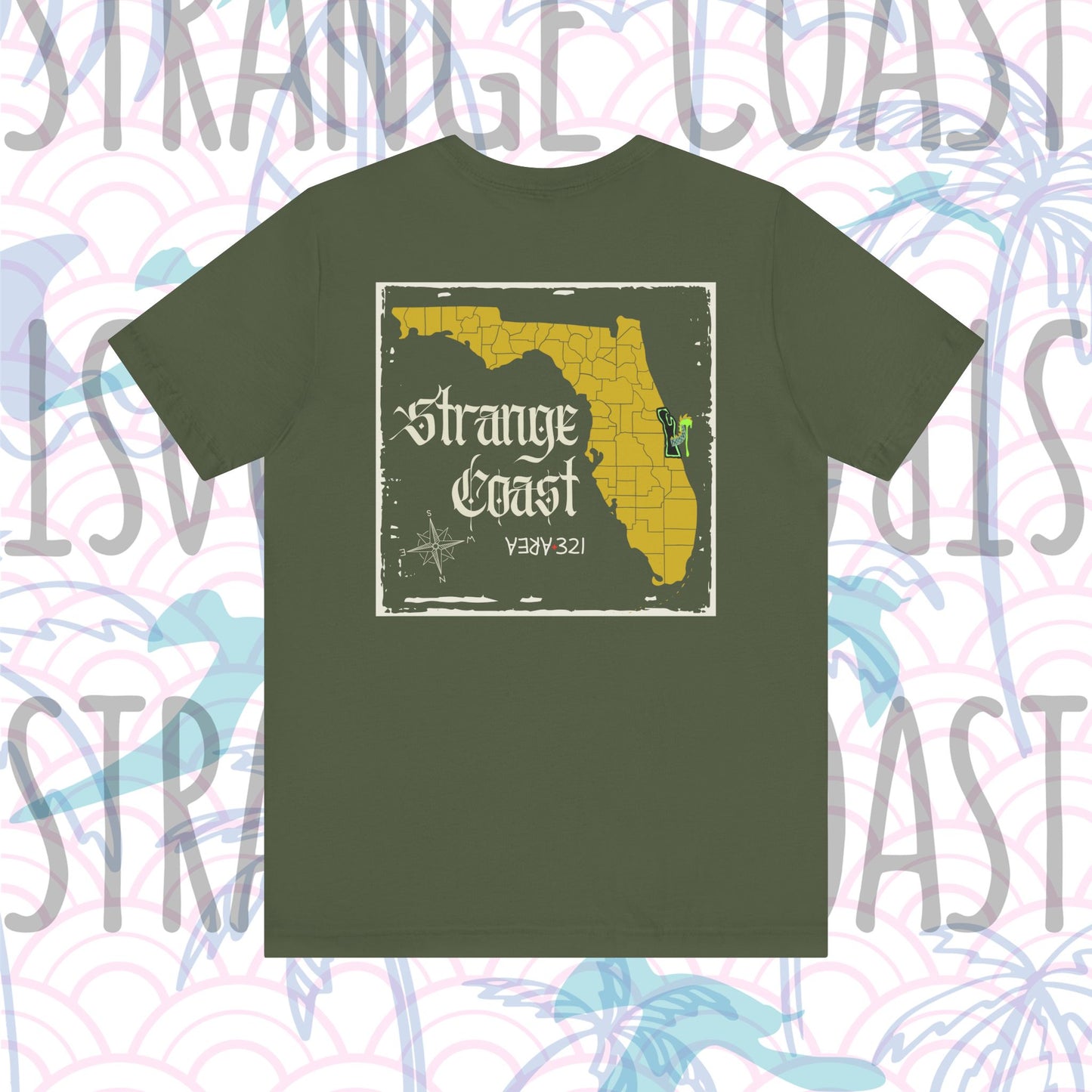 AREA321 "Strange Coast" Map Party Fit Shirt