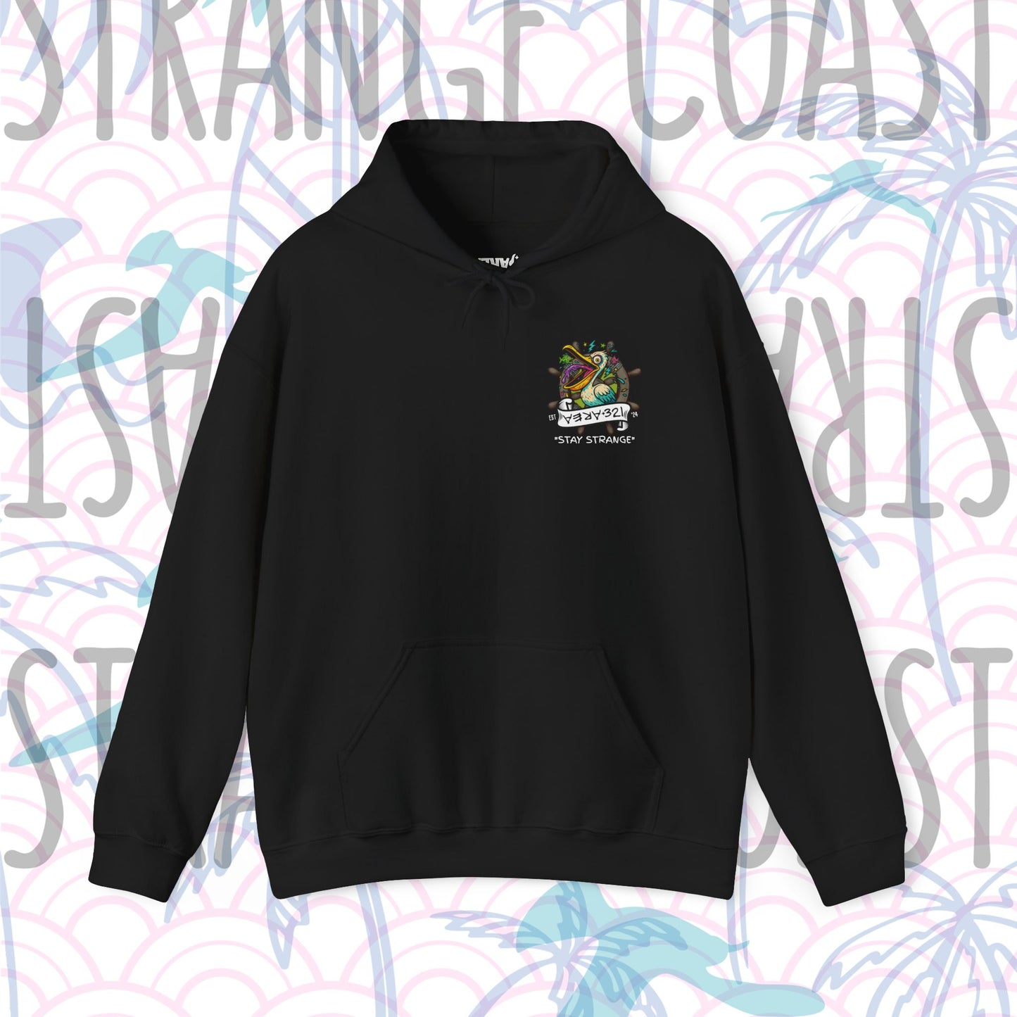 AREA321 Strange Coast Pelican Hoodie