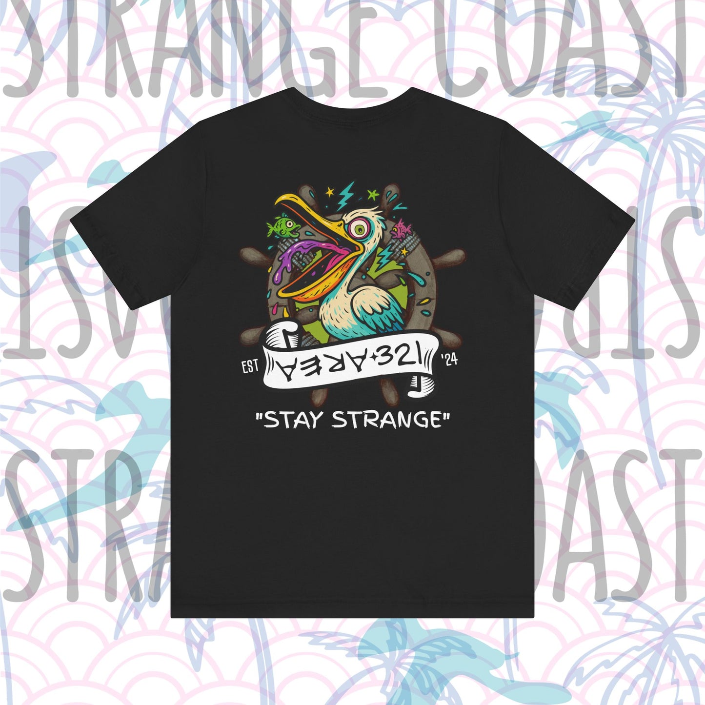 AREA321 "Stay Strange" Pelican Party Fit Shirt
