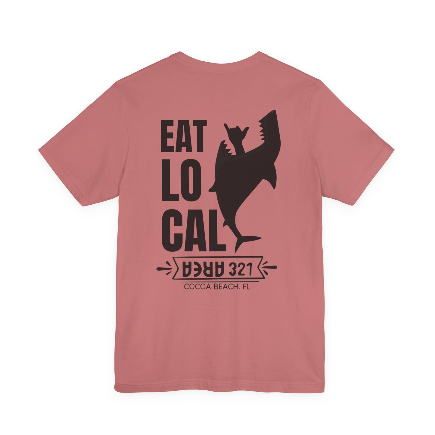 EAT LOCAL Cocoa Beach Shark Shirt