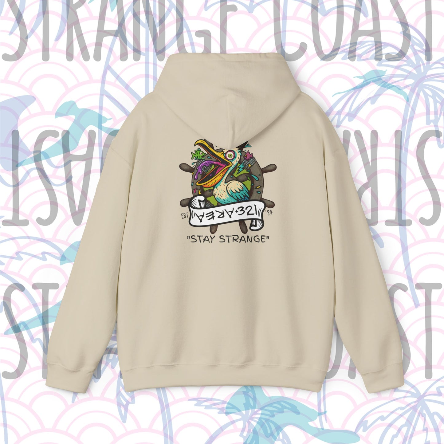 AREA321 Strange Coast Pelican Hoodie