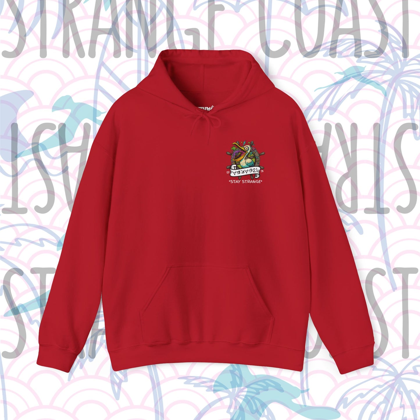 AREA321 Strange Coast Pelican Hoodie
