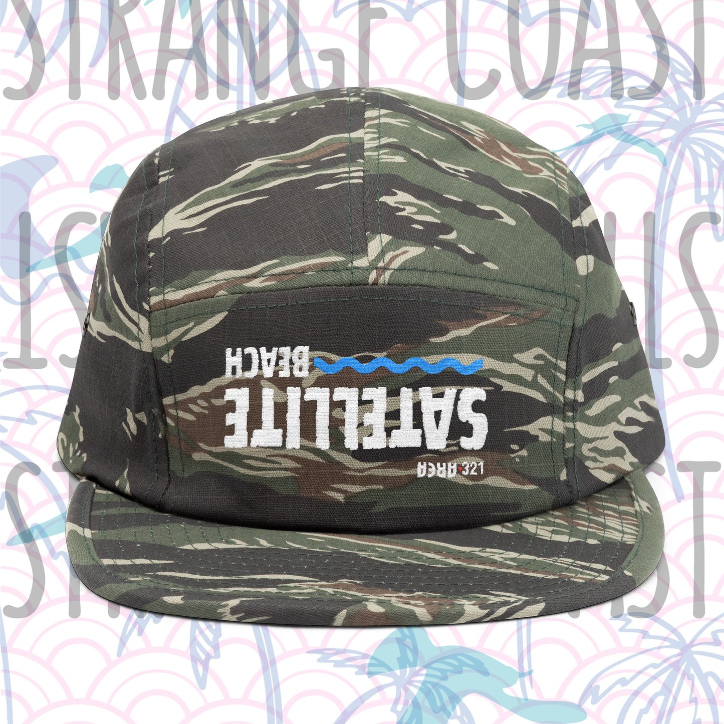 AREA321 "Satellite Beach Wavy" 5 Panel Cap