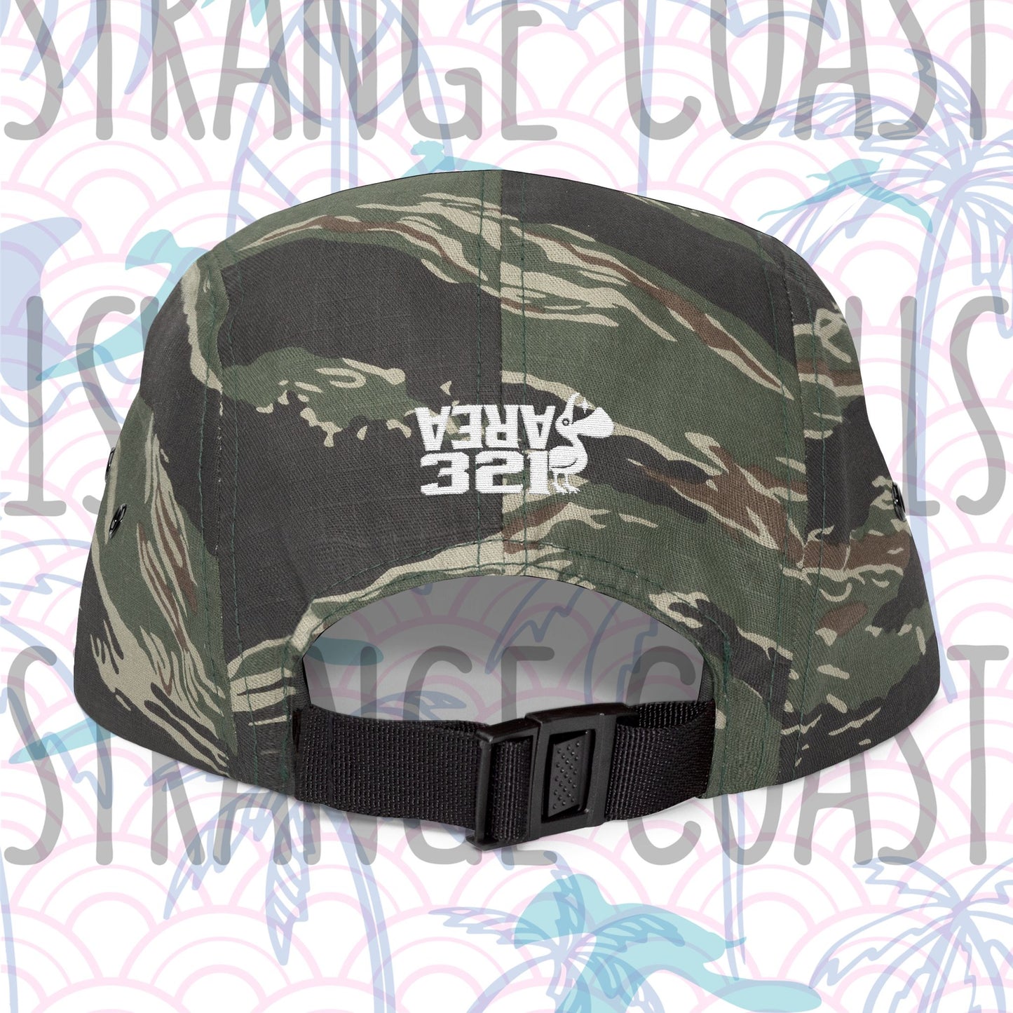 AREA321 "Satellite Beach Wavy" 5 Panel Cap