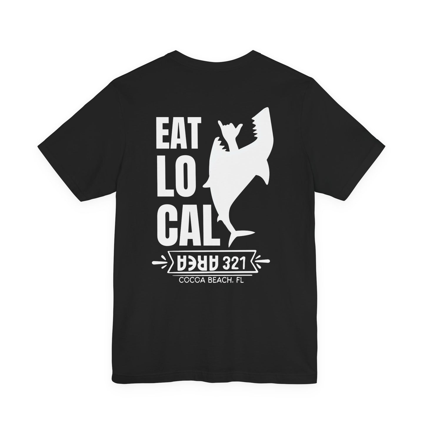 EAT LOCAL Cocoa Beach Shark Shirt