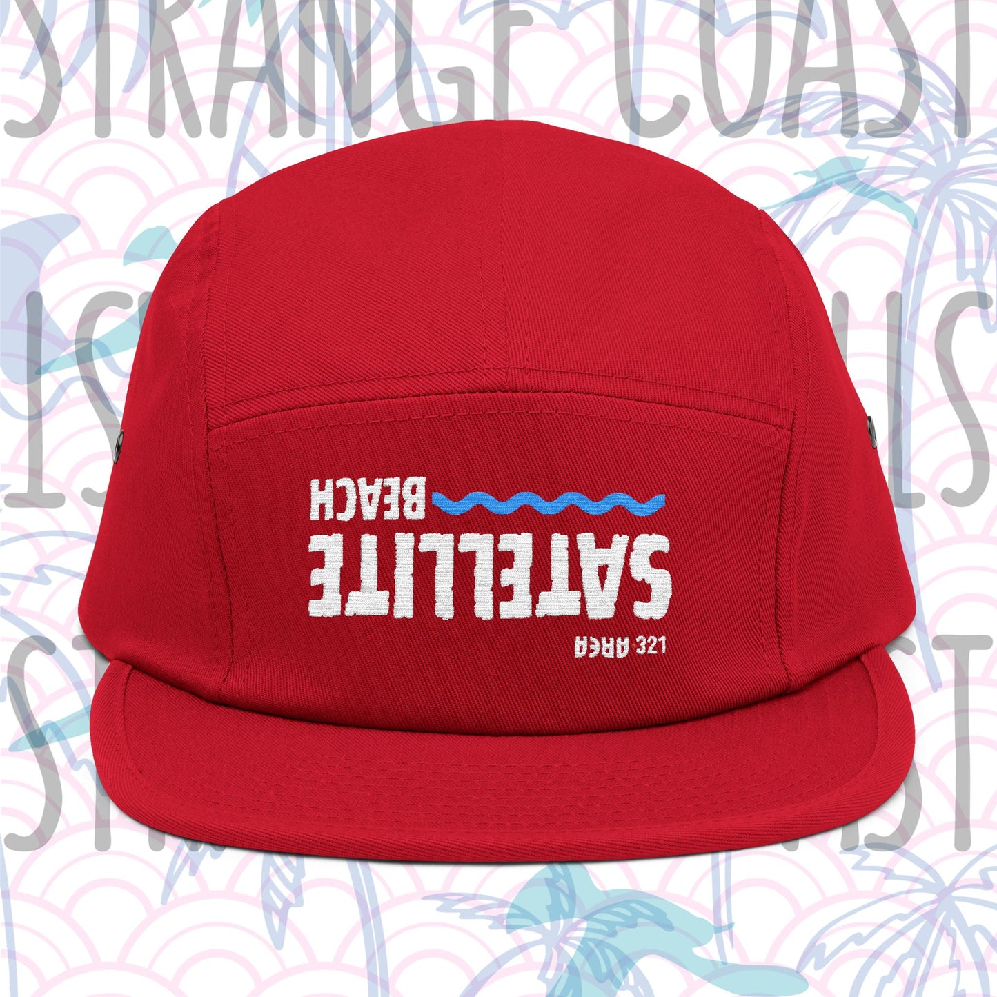 AREA321 "Satellite Beach Wavy" 5 Panel Cap