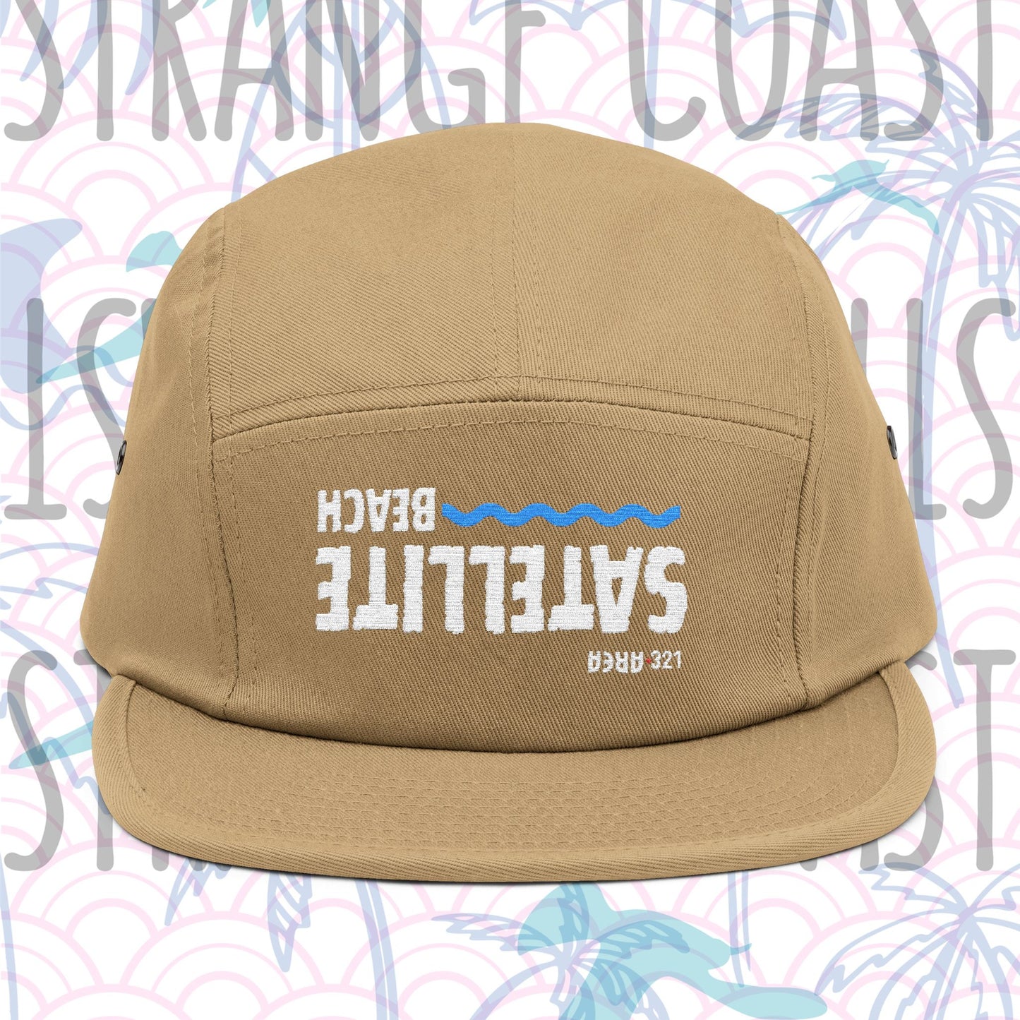 AREA321 "Satellite Beach Wavy" 5 Panel Cap