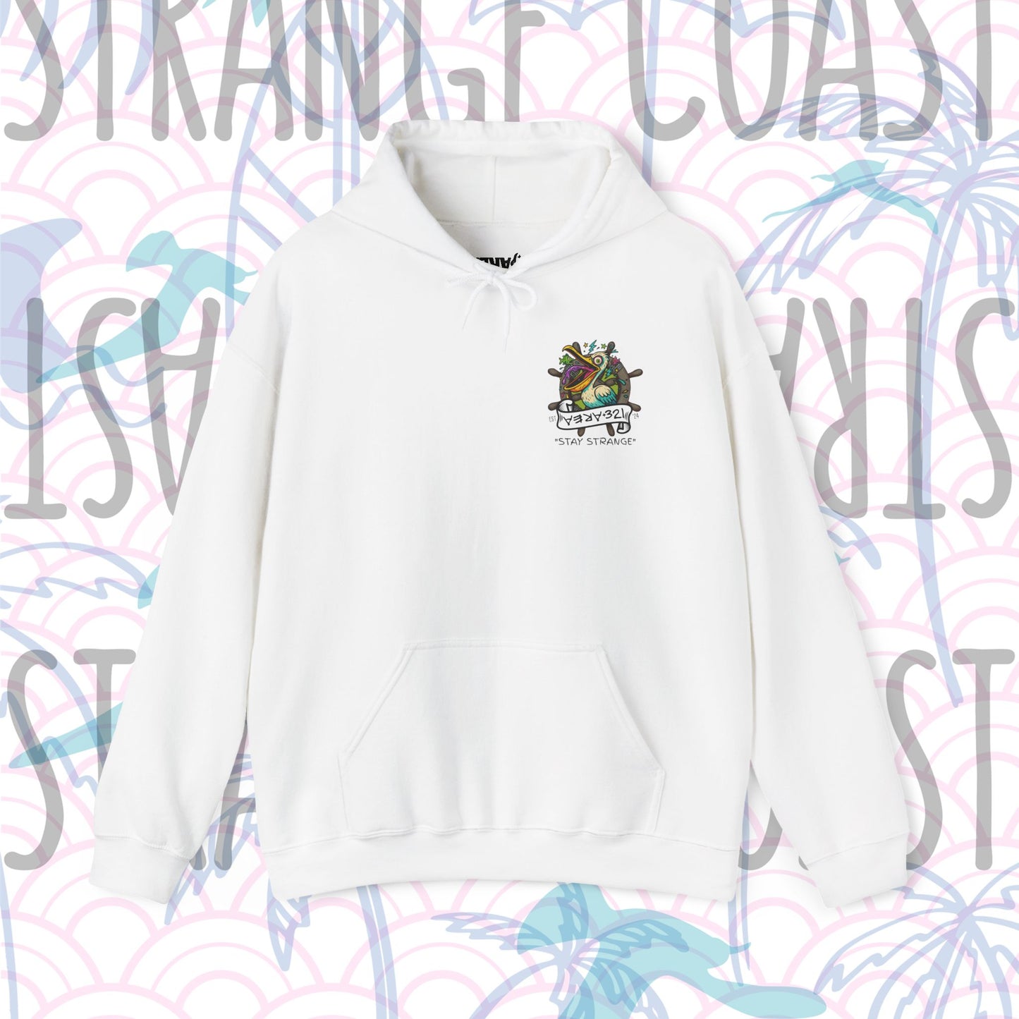 AREA321 Strange Coast Pelican Hoodie