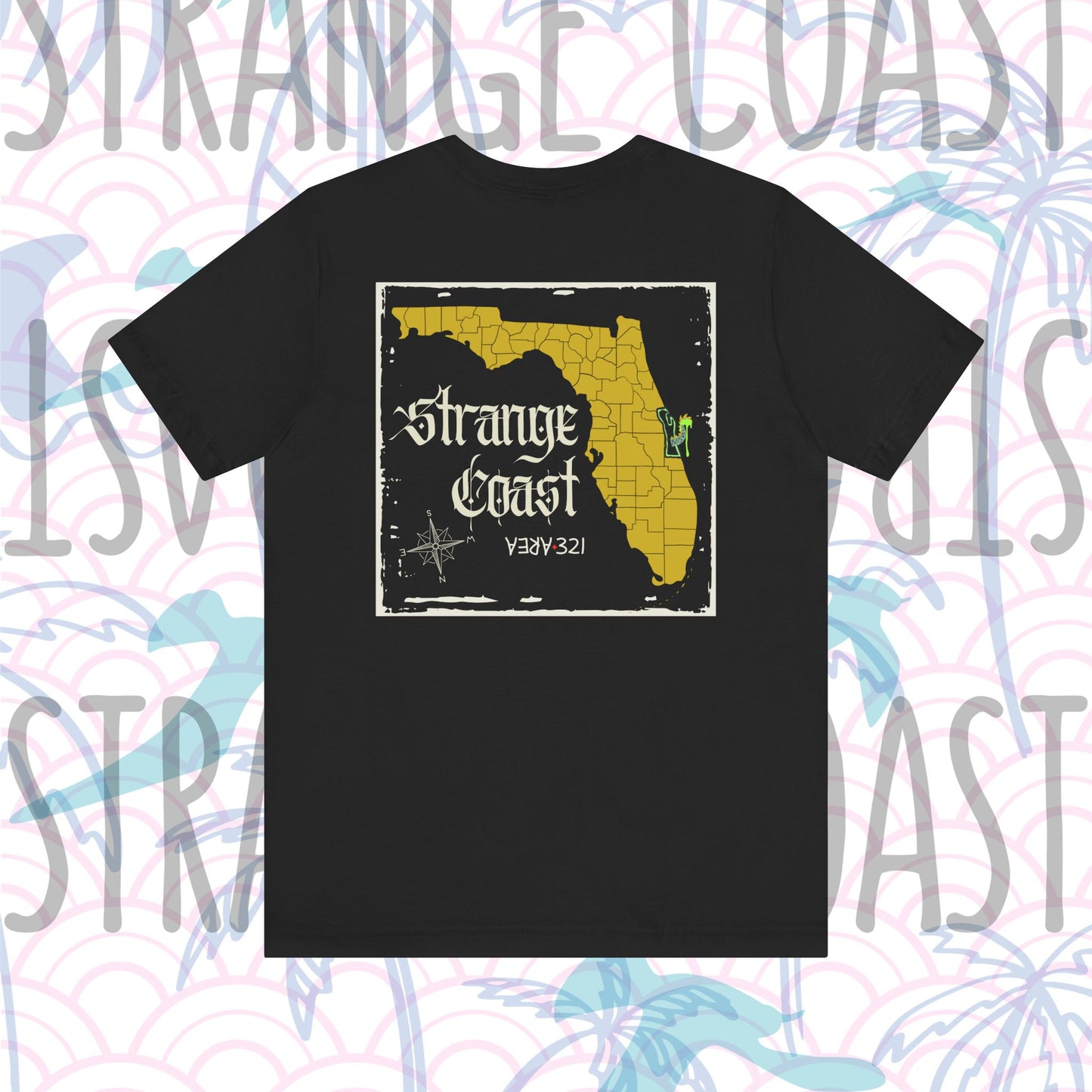 AREA321 "Strange Coast" Map Party Fit Shirt
