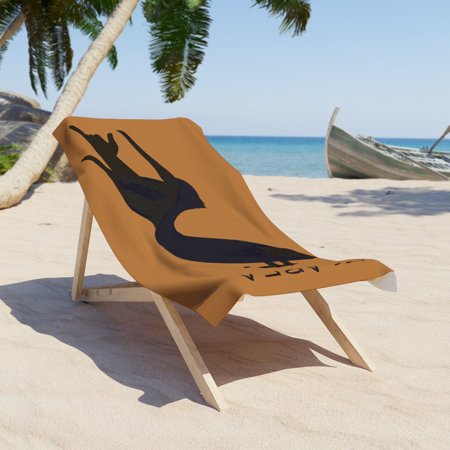 AREA321 "Eat Local" Pelican Beach Towel