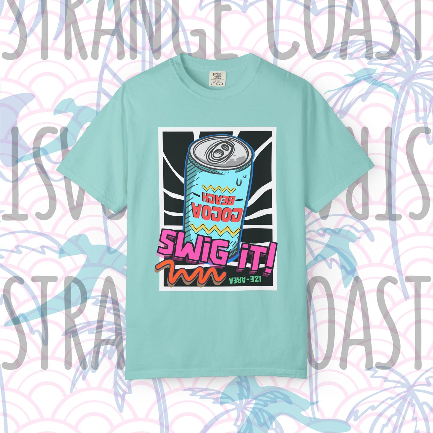 AREA321 "Swig it!" Cocoa Beach Laid-Back Fit Shirt