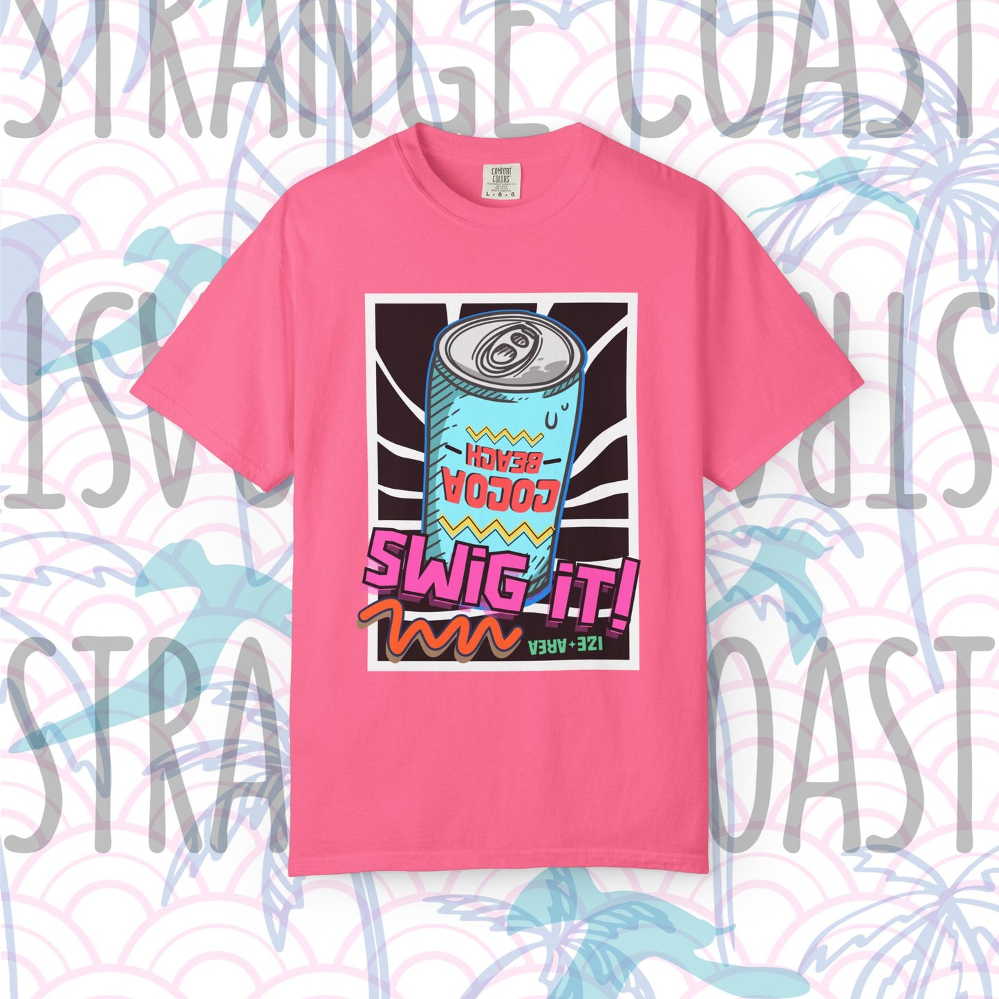 AREA321 "Swig it!" Cocoa Beach Laid-Back Fit Shirt