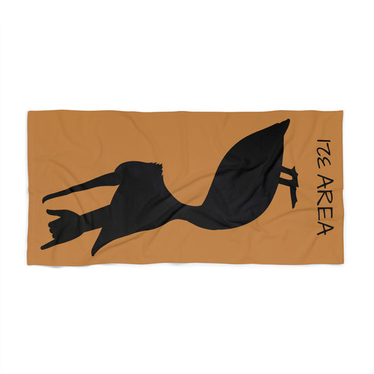 AREA321 "Eat Local" Pelican Beach Towel