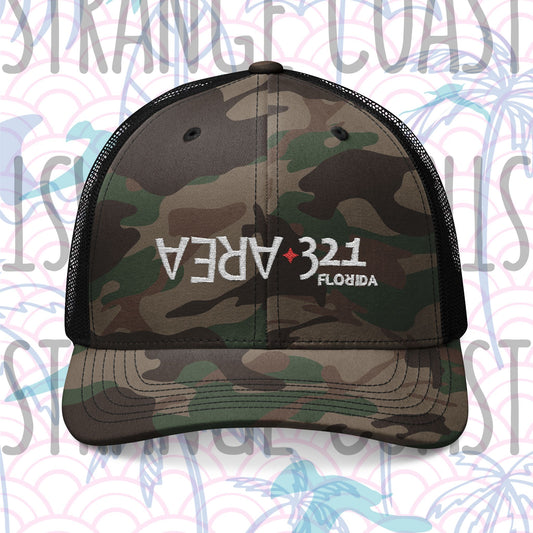 AREA321 "FLipside" Camouflage Trucker Hat