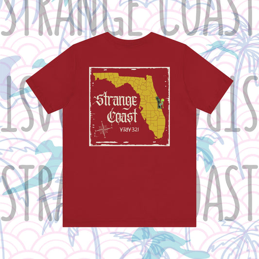 AREA321 "Strange Coast" Map Party Fit Shirt