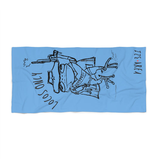 AREA321 "Locos Only" Frog Beach Towel